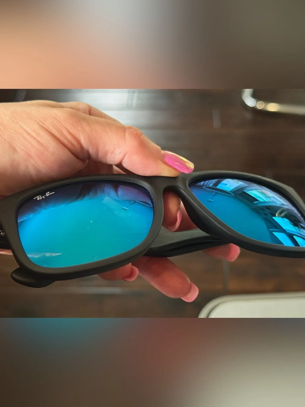 Ray-Ban these sunglasses